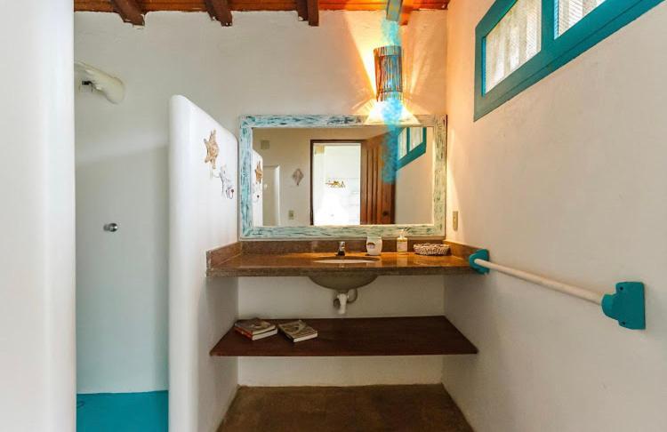Espelho Bahia Blue House Bed & Breakfast Praia do Espelho Exterior photo