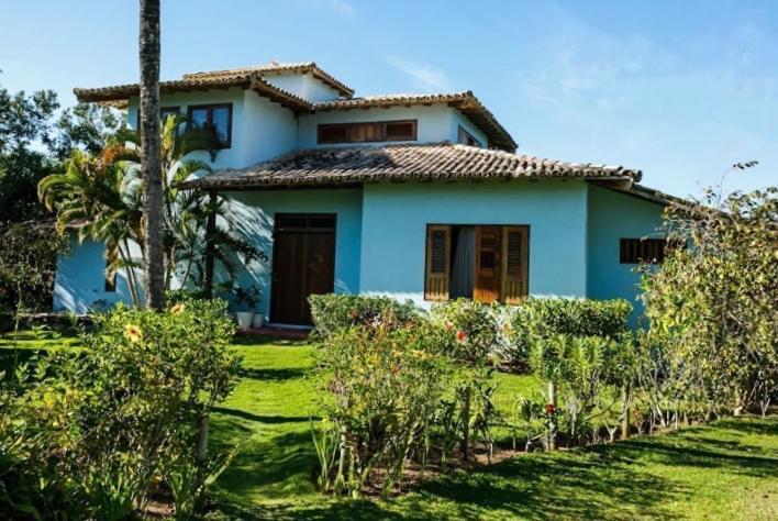 Espelho Bahia Blue House Bed & Breakfast Praia do Espelho Exterior photo