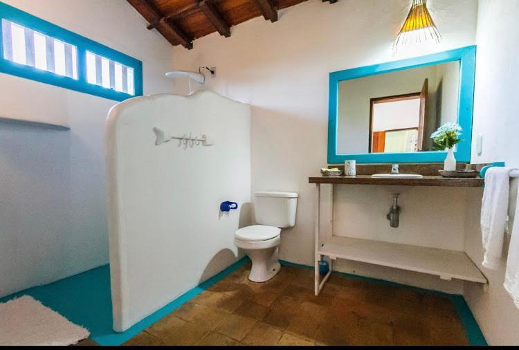 Espelho Bahia Blue House Bed & Breakfast Praia do Espelho Exterior photo